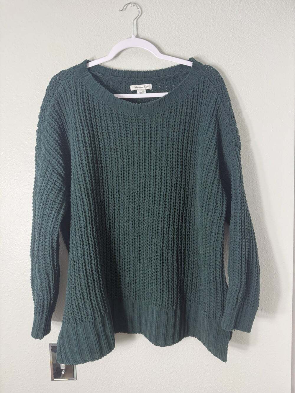 American Eagle Emerald Green Knitted Sweated - Women’s Size XS